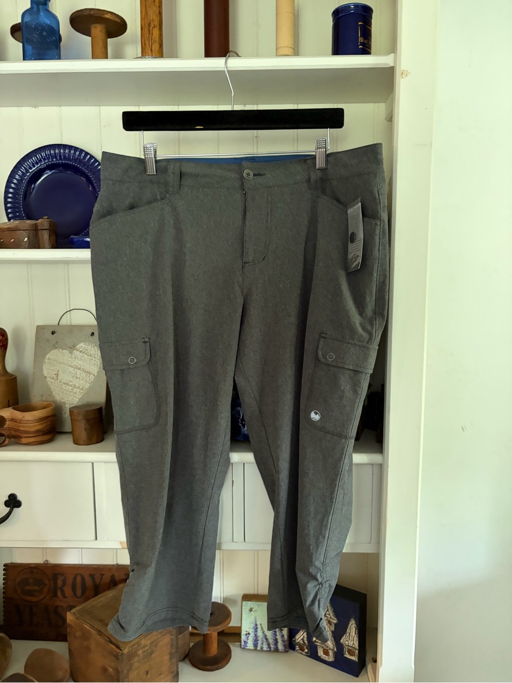 Wind River Women’s Grey Capri Pants - Comfortable Everyday Wear